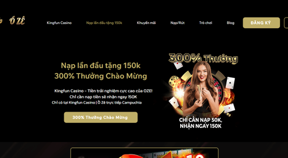 Tiền thưởng Kingfun casino – Ưu đãi chào mừng và khuyến mãi liên tục