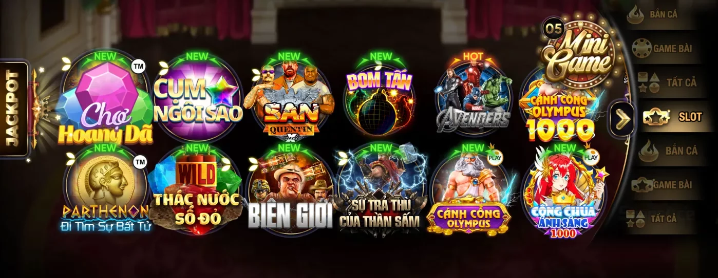 Các trò chơi đa dạng tại Kingfun casino